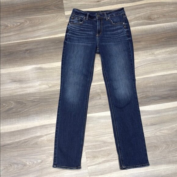 Silver Jeans Avery Blue Straight Denim size 28 - Picture 1 of 12
